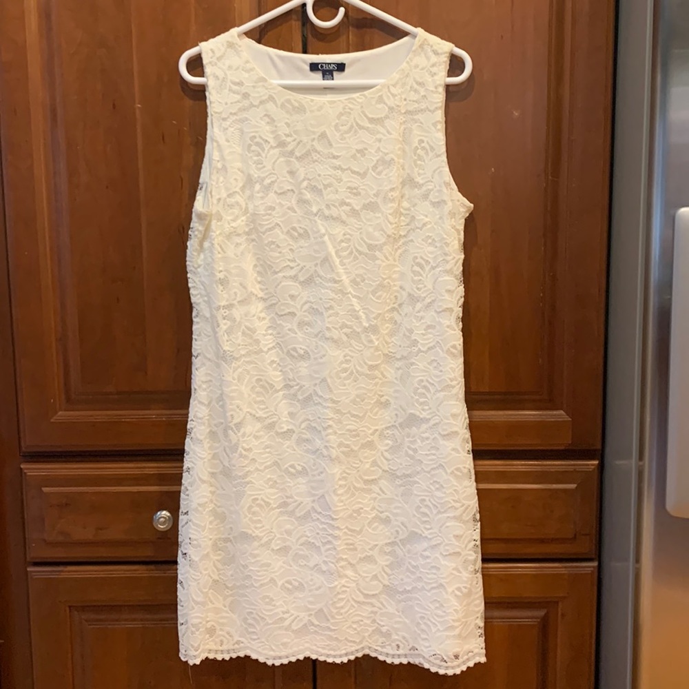 Lace White Dress